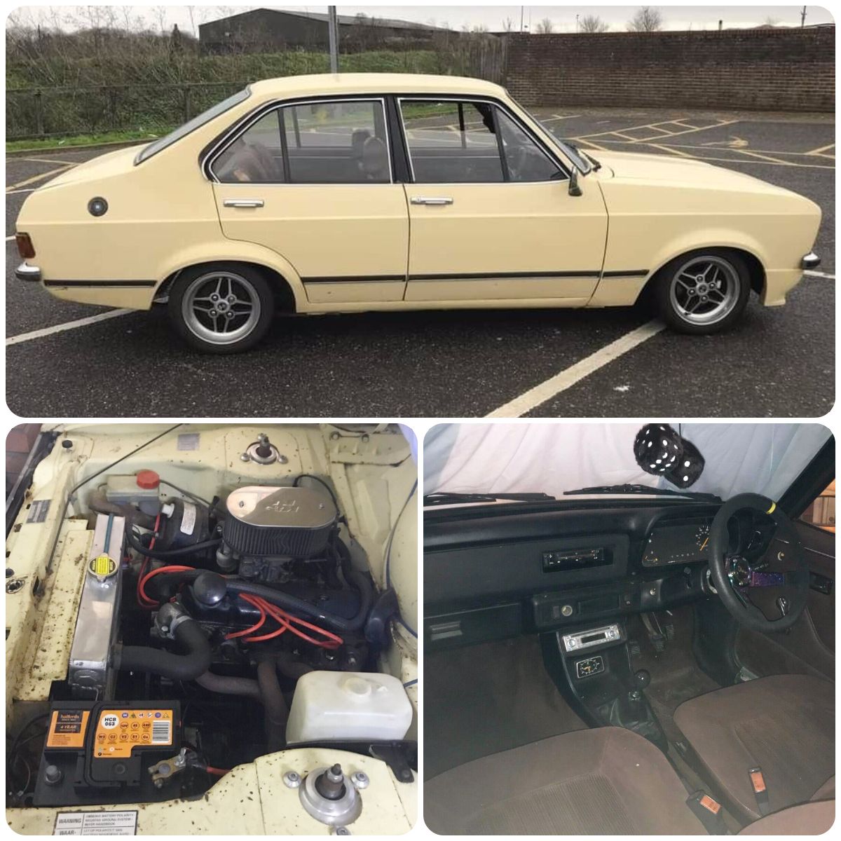 Erhöhte Schaltknaufeinfassung Für Escort MK1/MK2 – Aus Legierung, Inkl. Gaitorplatte