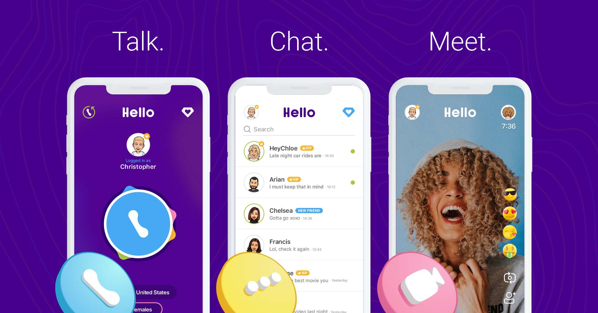 Hello - Talk. Chat. Meet