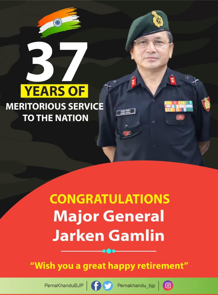 Pema - Thank you for your 37 years of meritorious service to the nation ...
