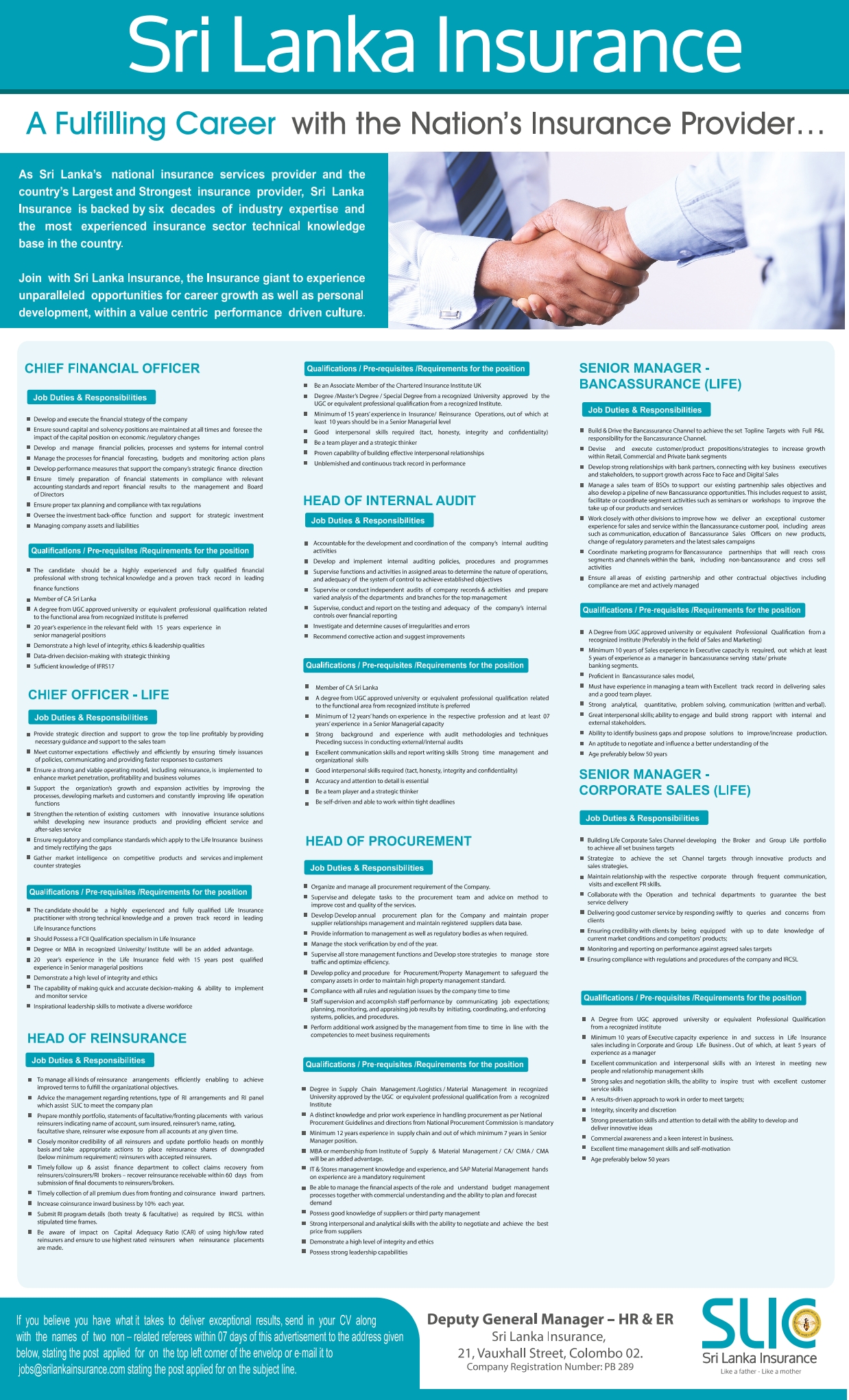 Observer Jobs | Colombo