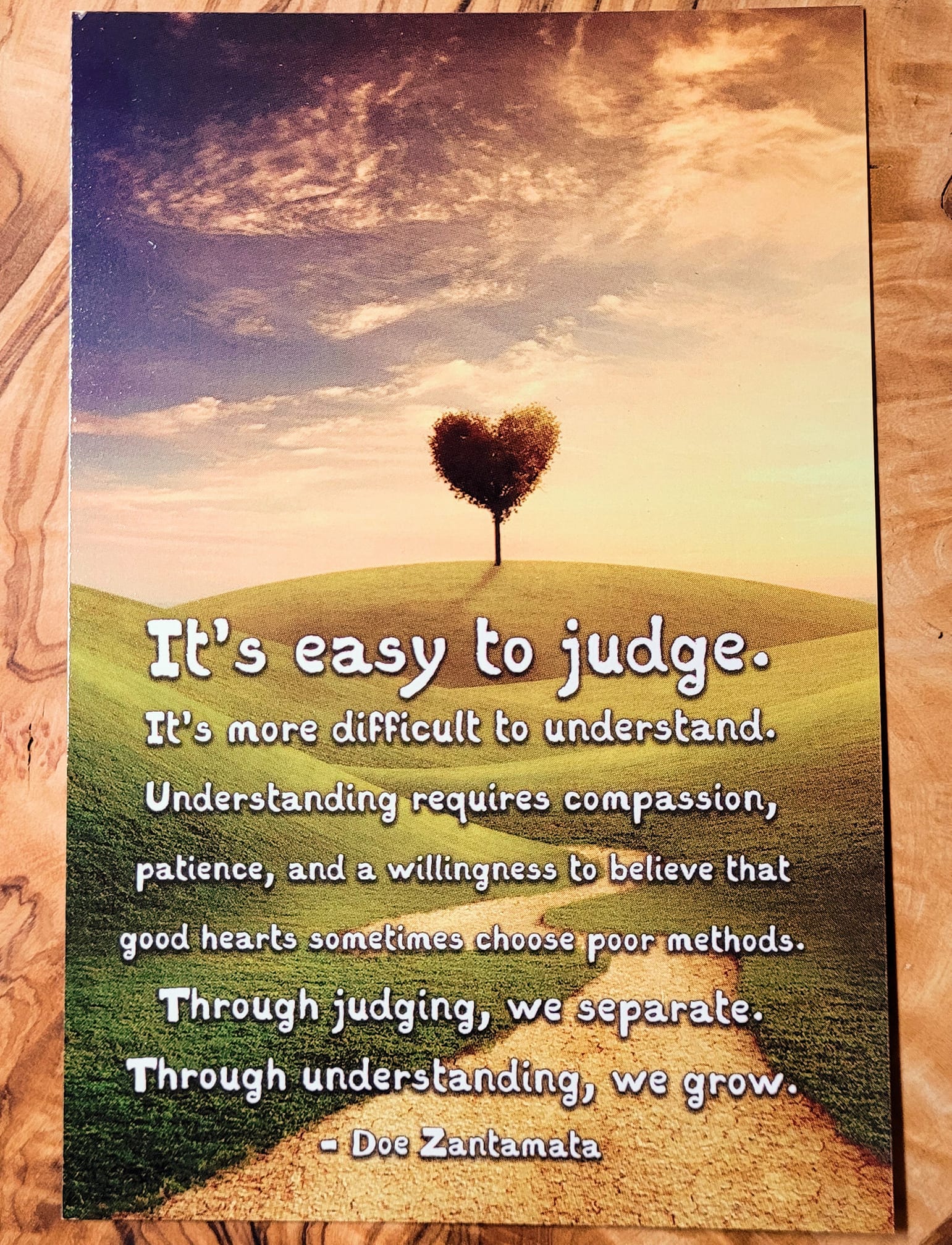 Judging vs Understanding 