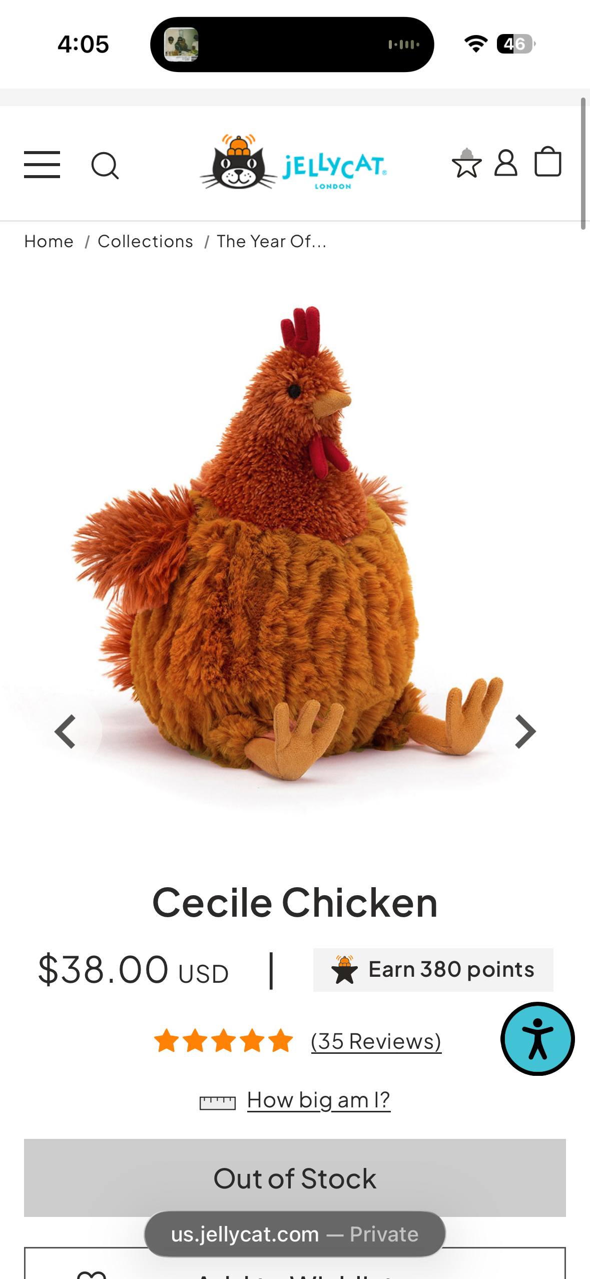 Looking Cecile chicken with or without tags please 🐔