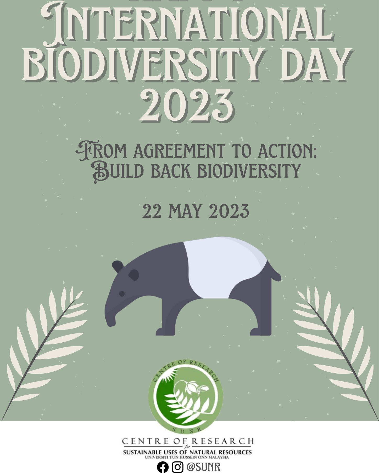 Happy International Biodiversity Day 2023 from the Centre of Research ...