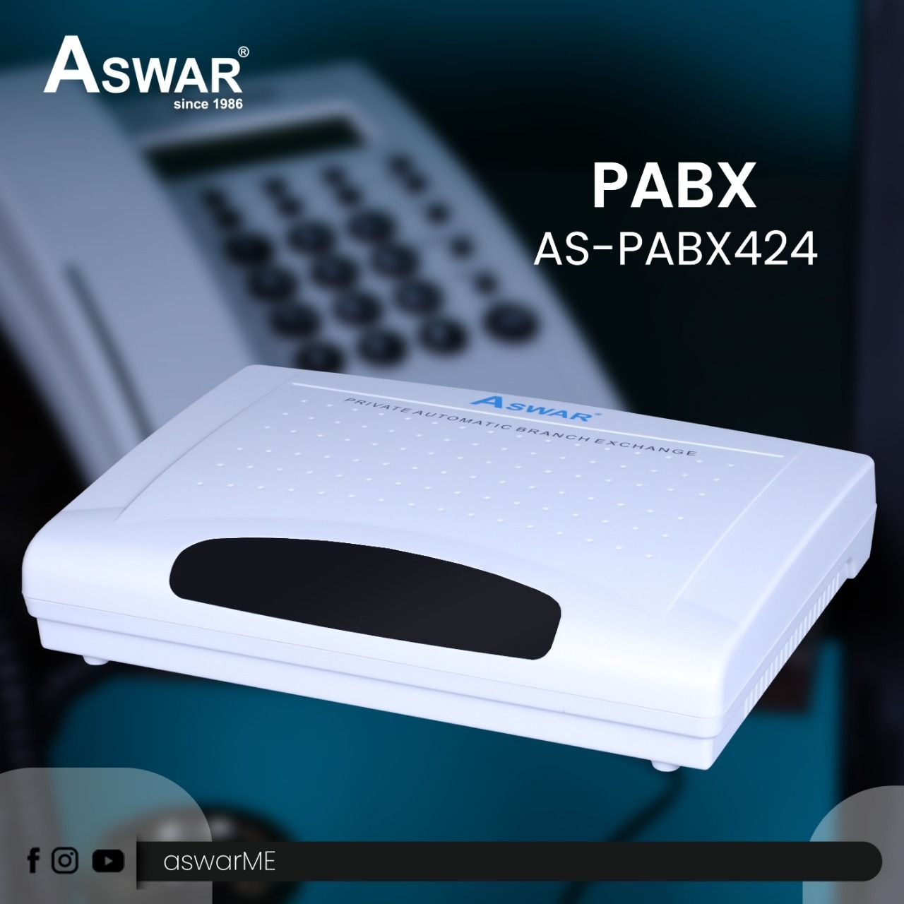 Aswar - بدالة داخلية سعة 24 خط داخلي نوع أسوار والتي يمكن... | Facebook