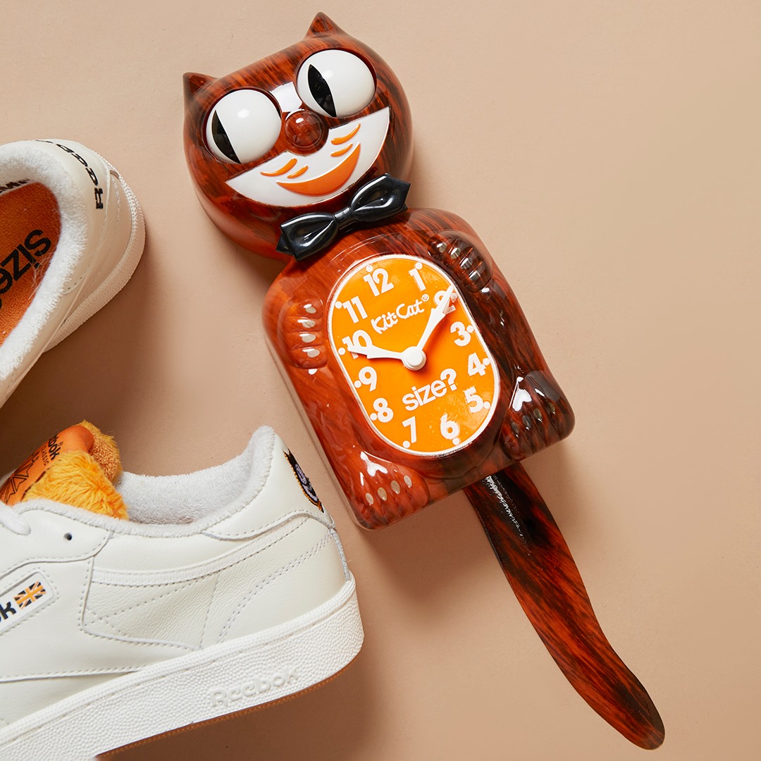 size? - We've joined forces with Reebok & Kit Cat Klock for a