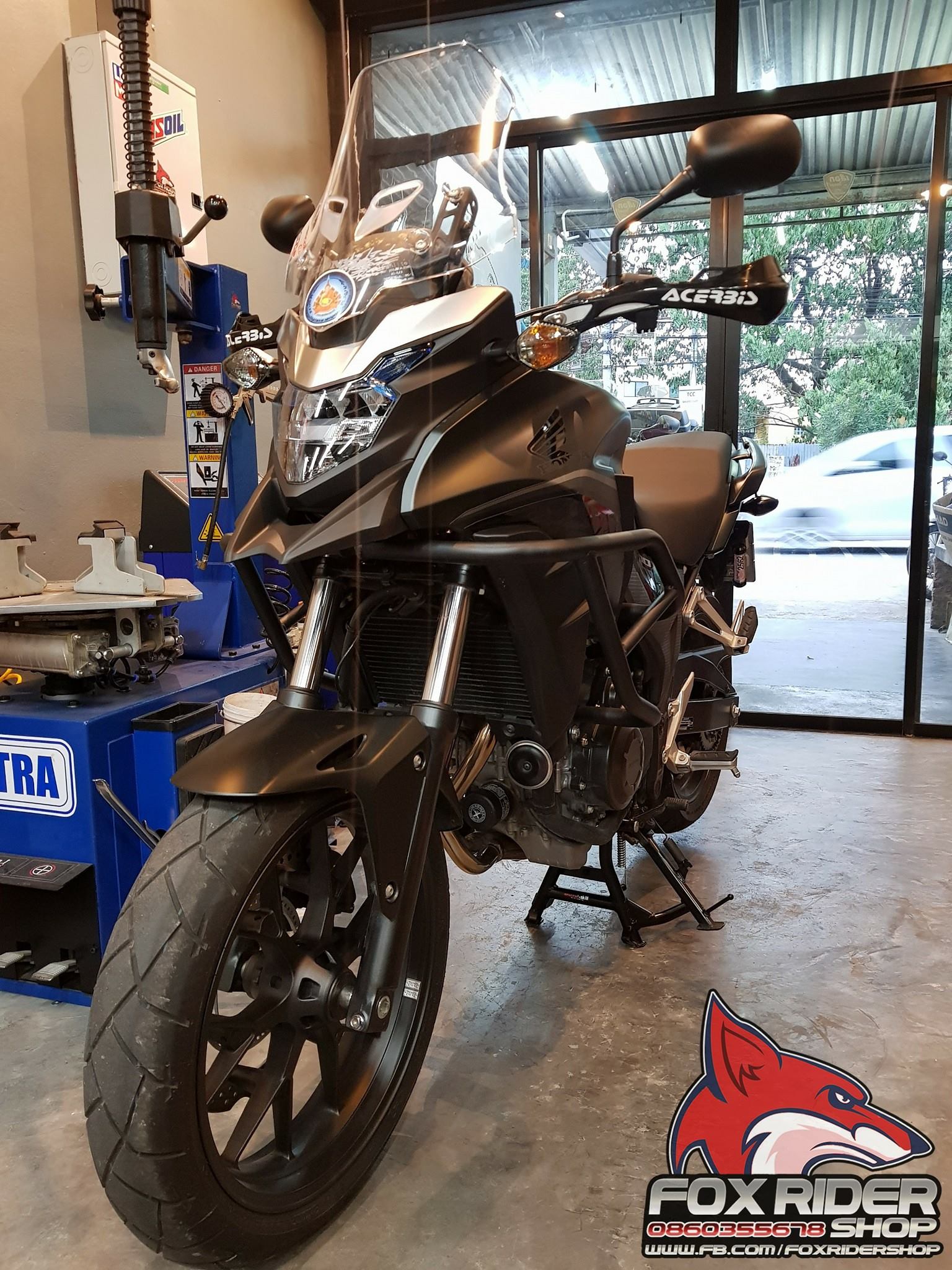 Fox Rider Shop - ใส่ง่าย ยกง่าย มีประโยชน์กับขาตั้งcb500x...