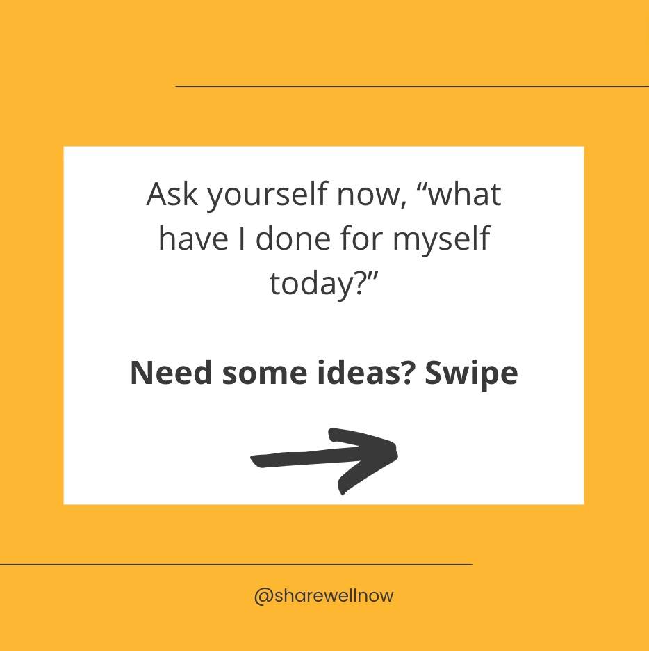 ShareWell - Mental health and self-care are important....