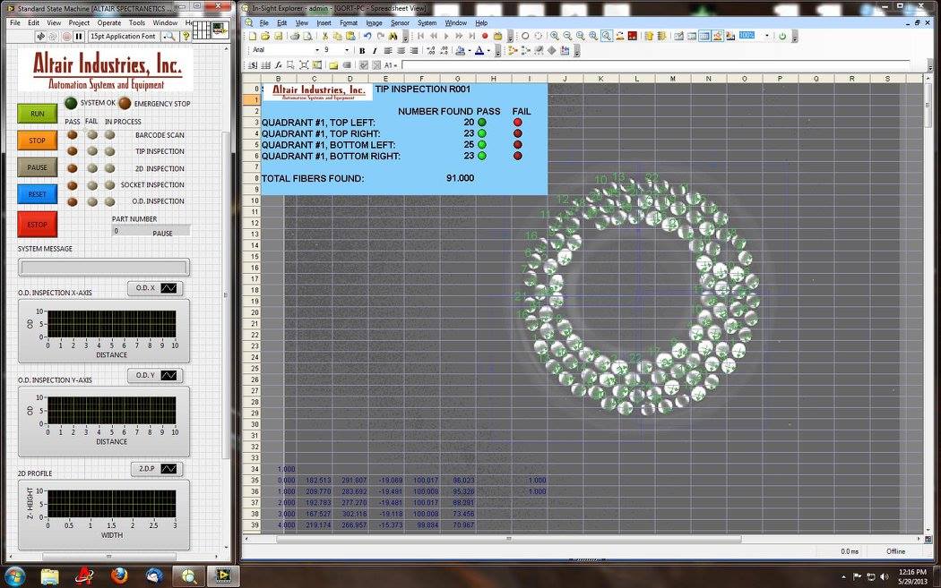 Altair - Advanced fiber optic inspection system using LabView and ...