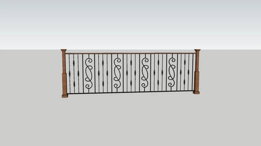 Railing Collection Free Sketchup... - Sketchup Models Cart