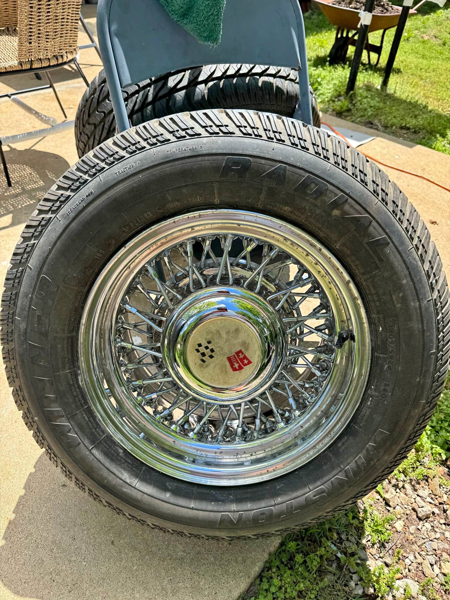 ONLY TWO 15” - Original Tru Ray - Crosslace Wire Wheels - Car Wheels ...