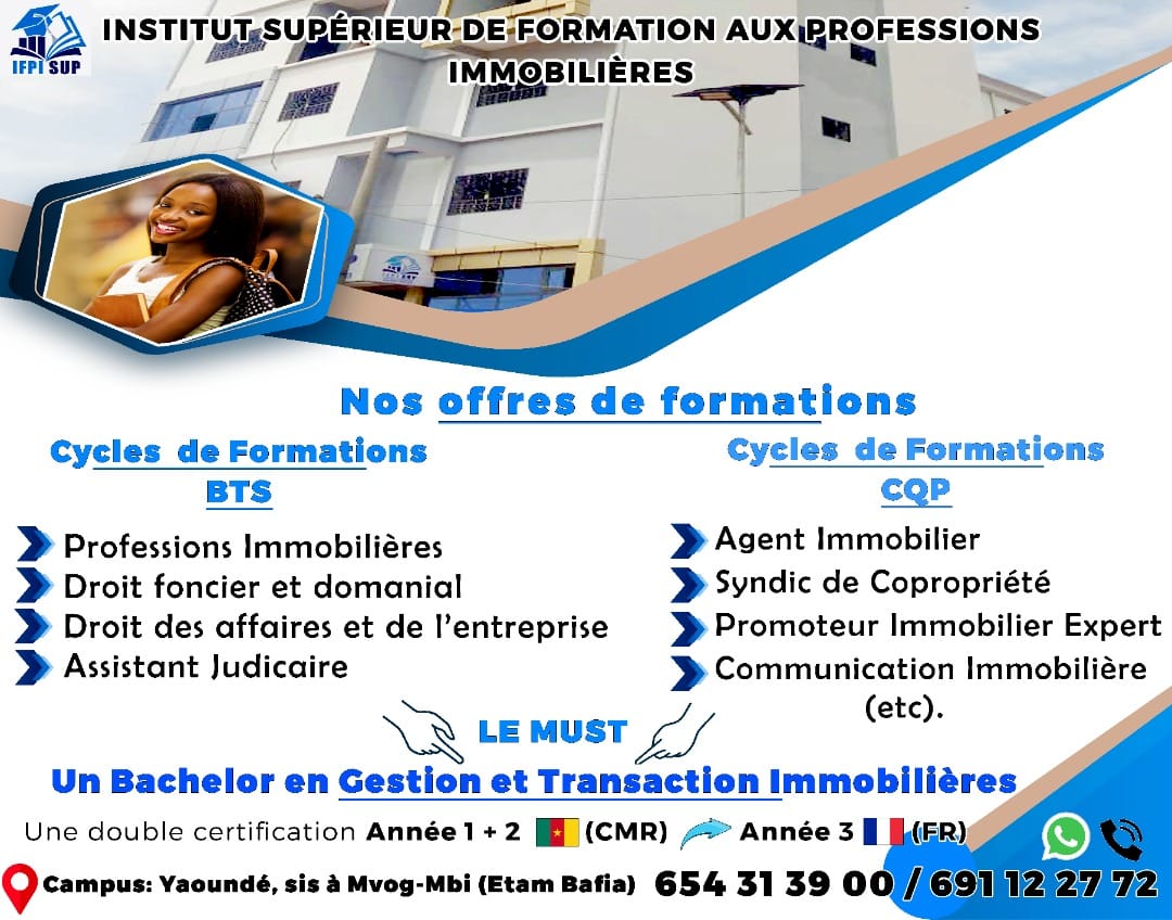 IFPI Cameroun - Le #secteur #immobilier a contribué pour...