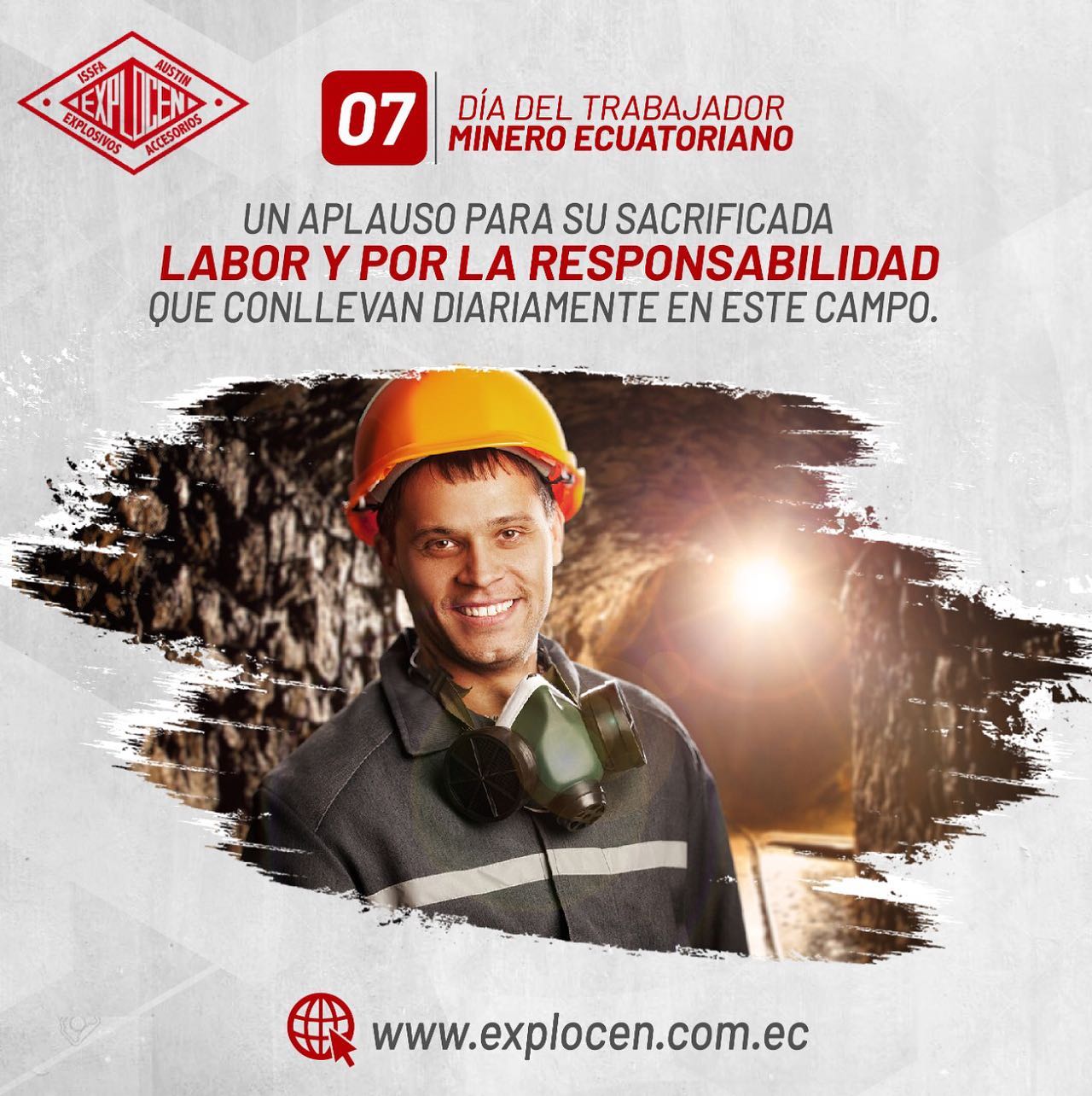 Explocen C.A. - 👷🏻‍♂️¡Feliz día a todos los mineros...