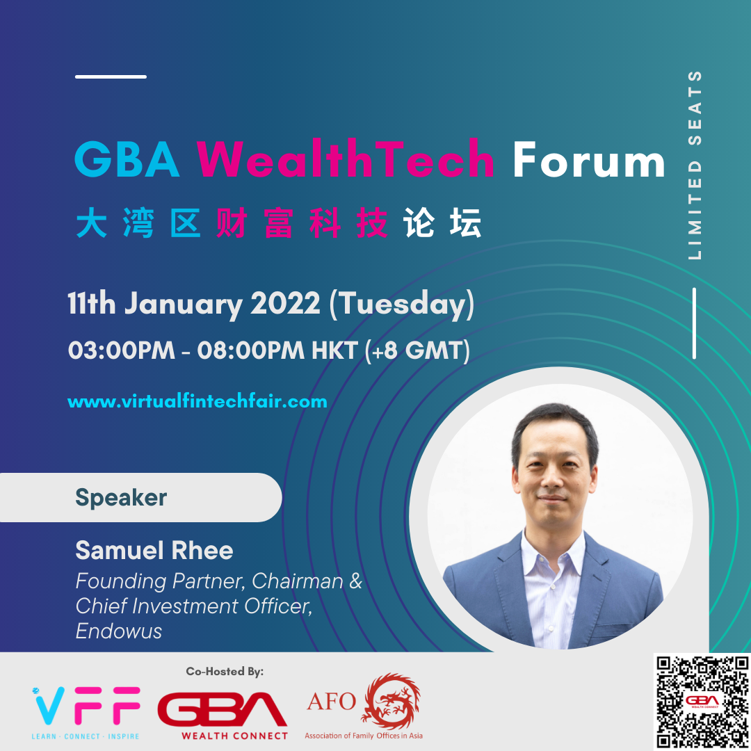 VFF Events - We are honoured to have Samuel Rhee, Founding...