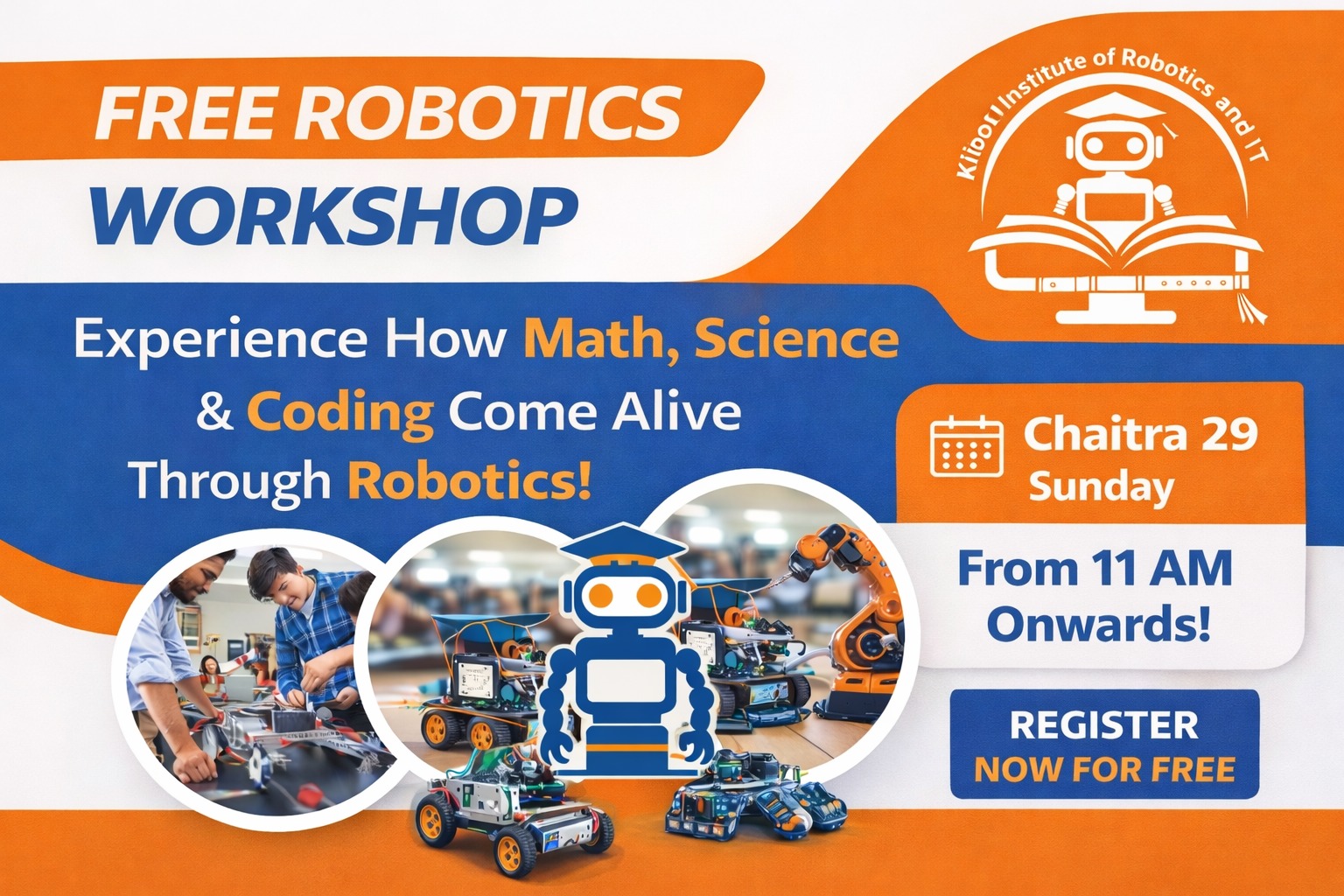 Free Robotics Workshop for SEE Students At Kibot Institute of Robotics ...