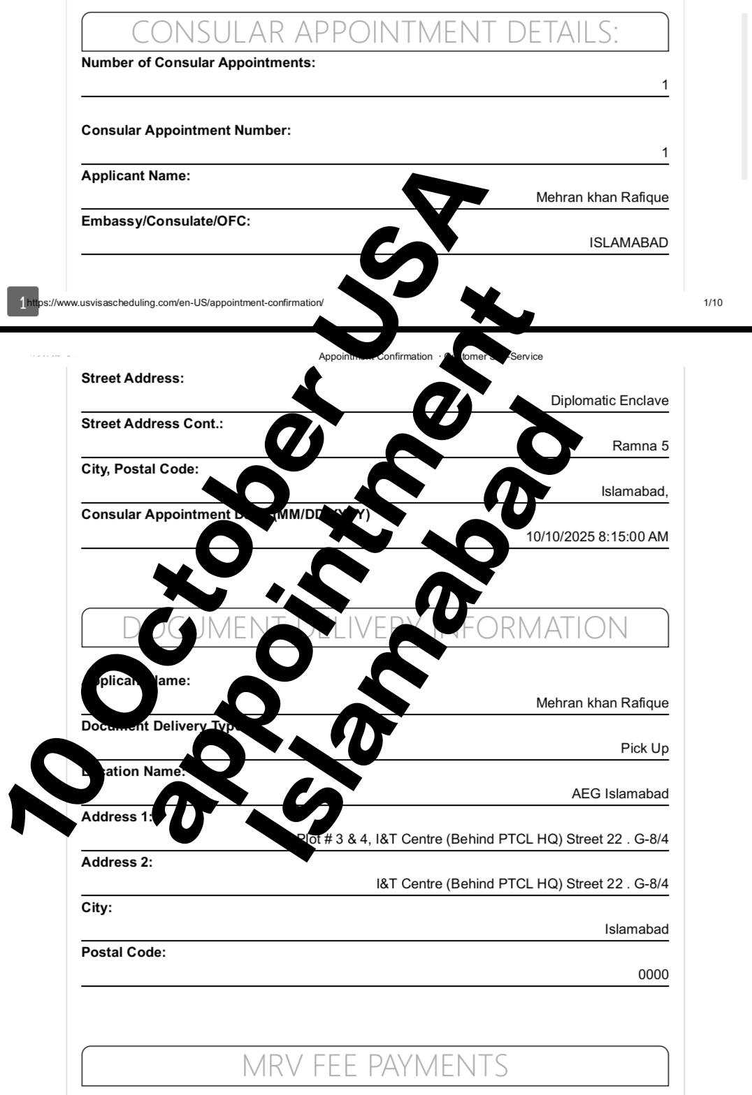 USA tourist visa B1/B2 early appointment+interview guidelines for ...