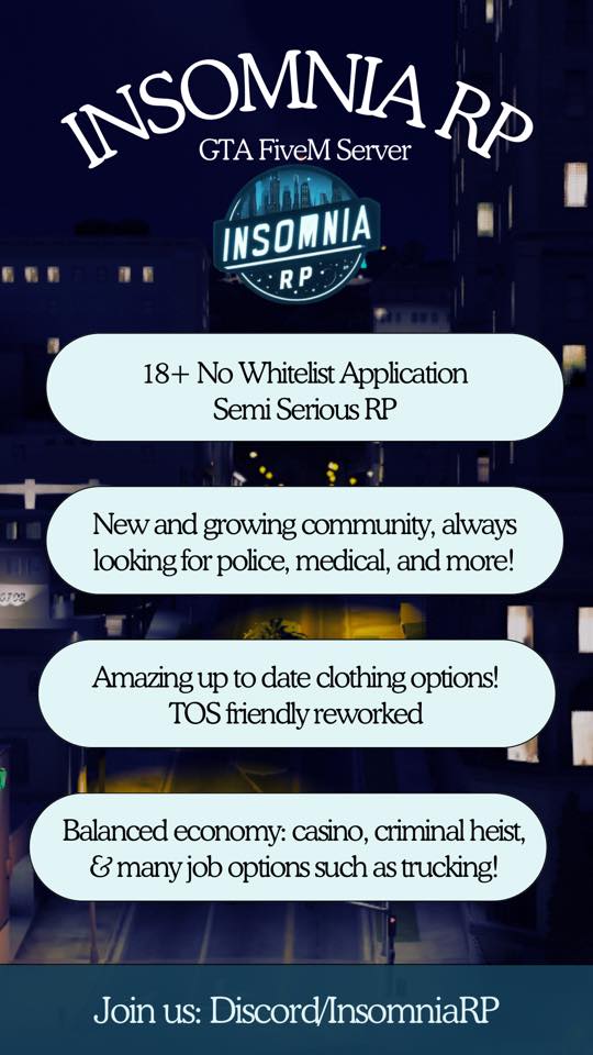 Insomnia RP