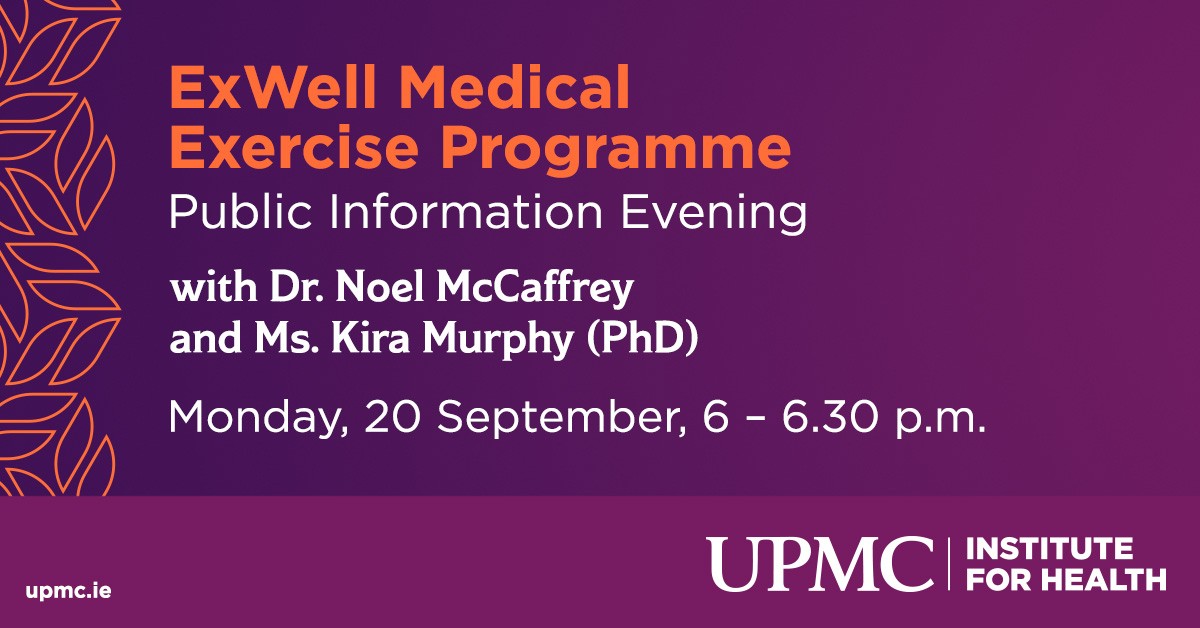 UPMC Ireland - This Monday, 20 September, we will be hosting a public ...