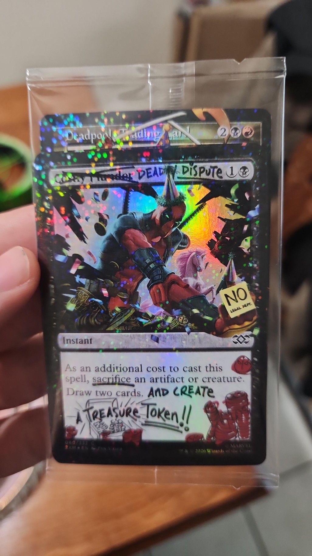 Deadpool pool party foil Magic: The Gathering card for sale