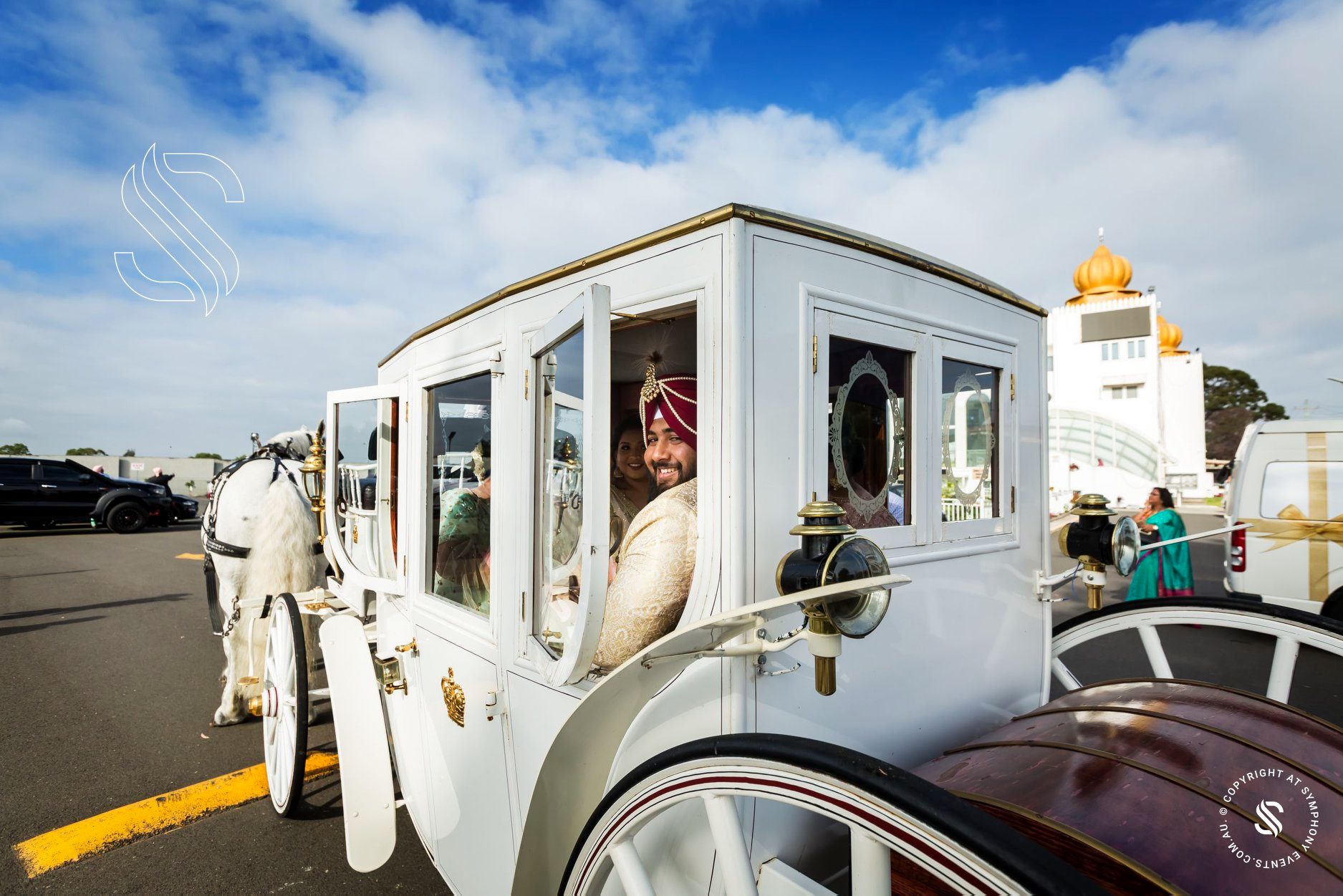 Symphony Events - The royal chariot in which the groom... | Facebook