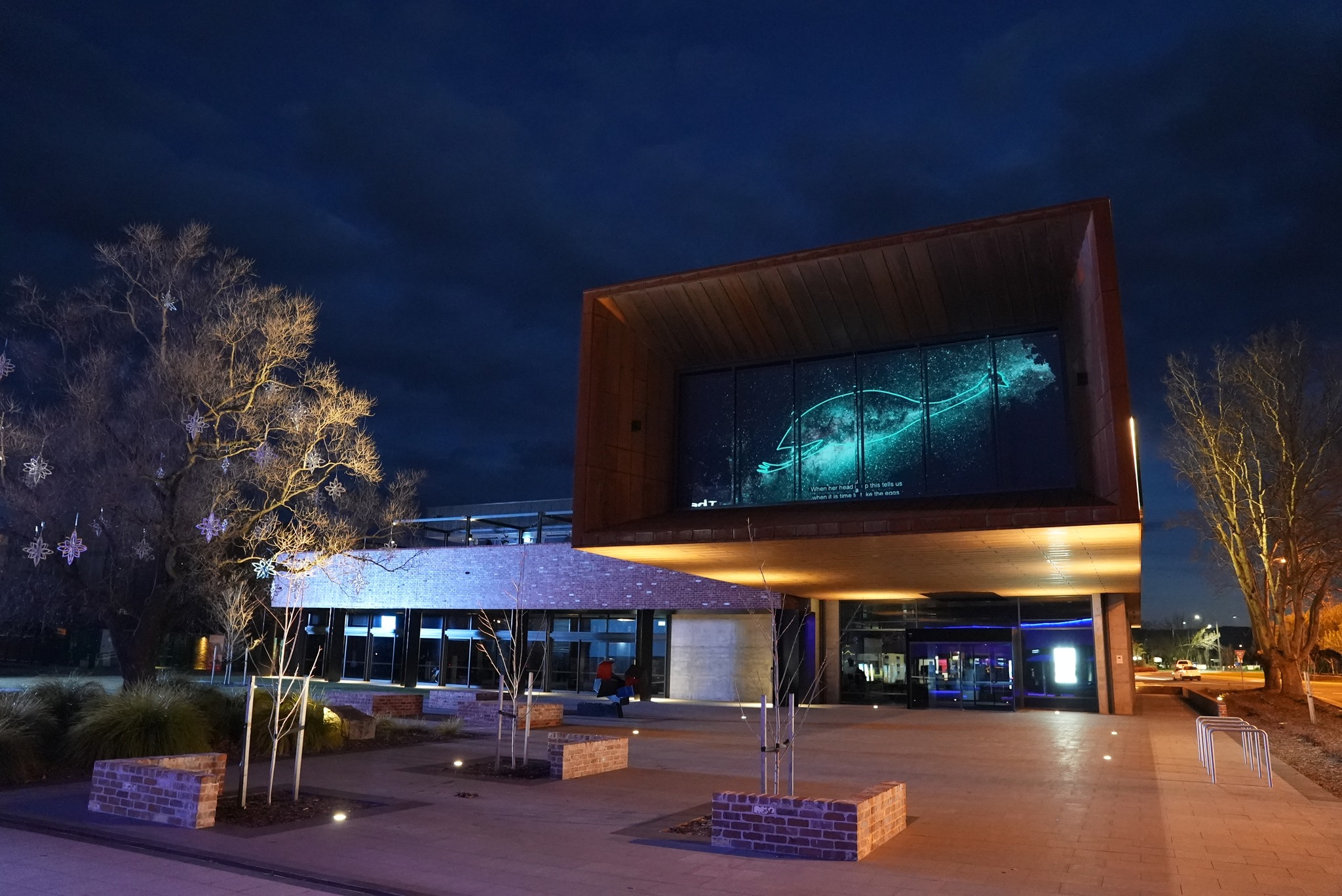 Our cantilever window... - Hyphen - Wodonga Library Gallery