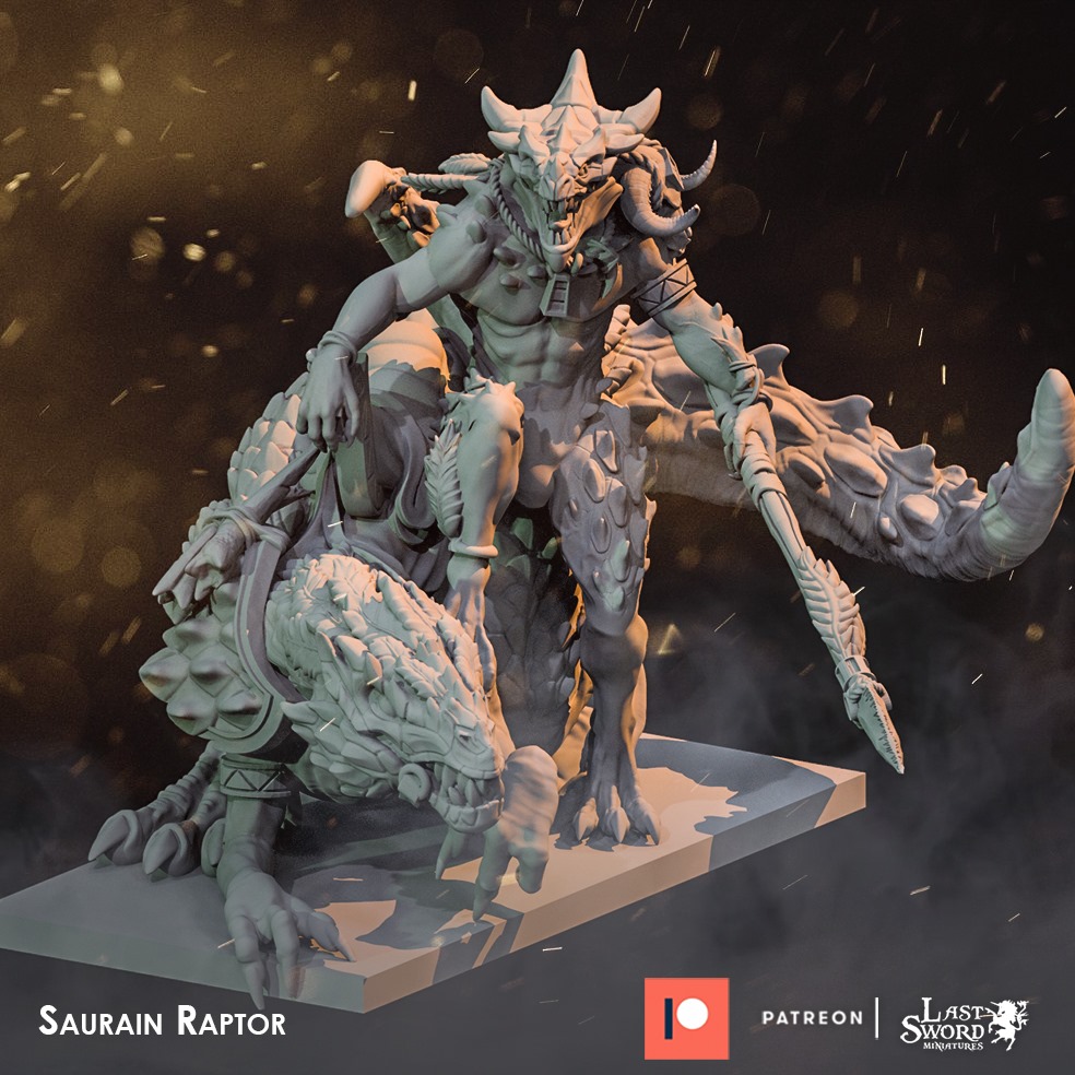 1st march preview: Saurian Raptor... - Last Sword Miniatures | Facebook