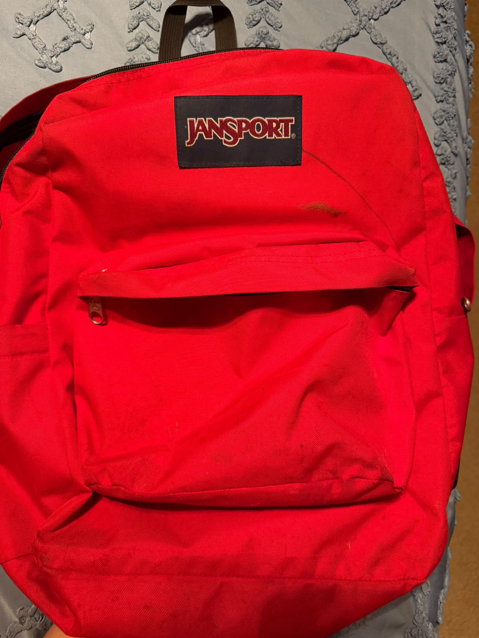 jansport backpack fluorescent red Texas Tech It has a large main compartment for textbooks Jansport Superbreak Plus Backpack -