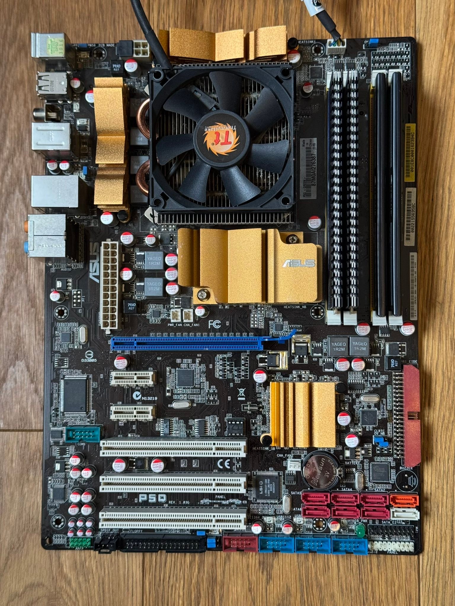 自作PC P5QE 8GB 9600GT Core2 Quad Win7 Pro Asus P5Q Deluxe Windows XP build with GTX 980 and Core 2 Quad Q9650