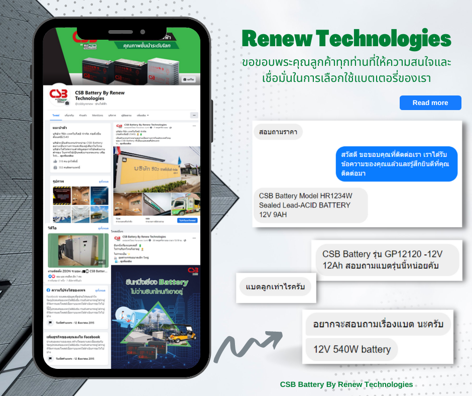Renew Technologies 🔋♻... - CSB Battery By Renew Technologies