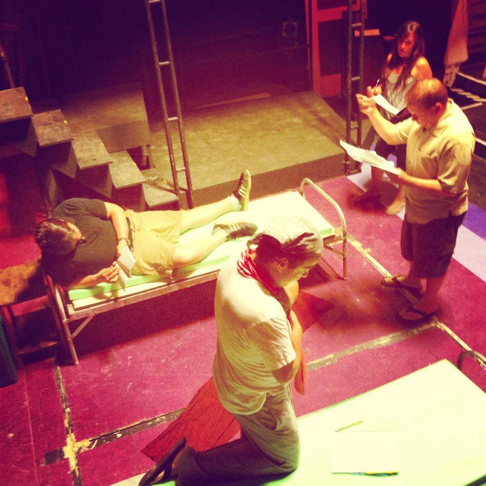 Genesius Theatre Reading - Our lead actors hard at work at a recent ...