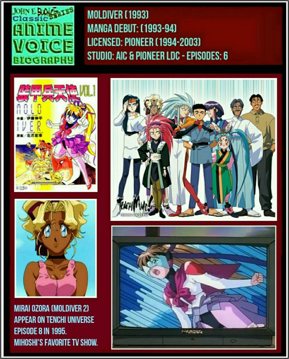 Moldiver anime in old Viz catalog