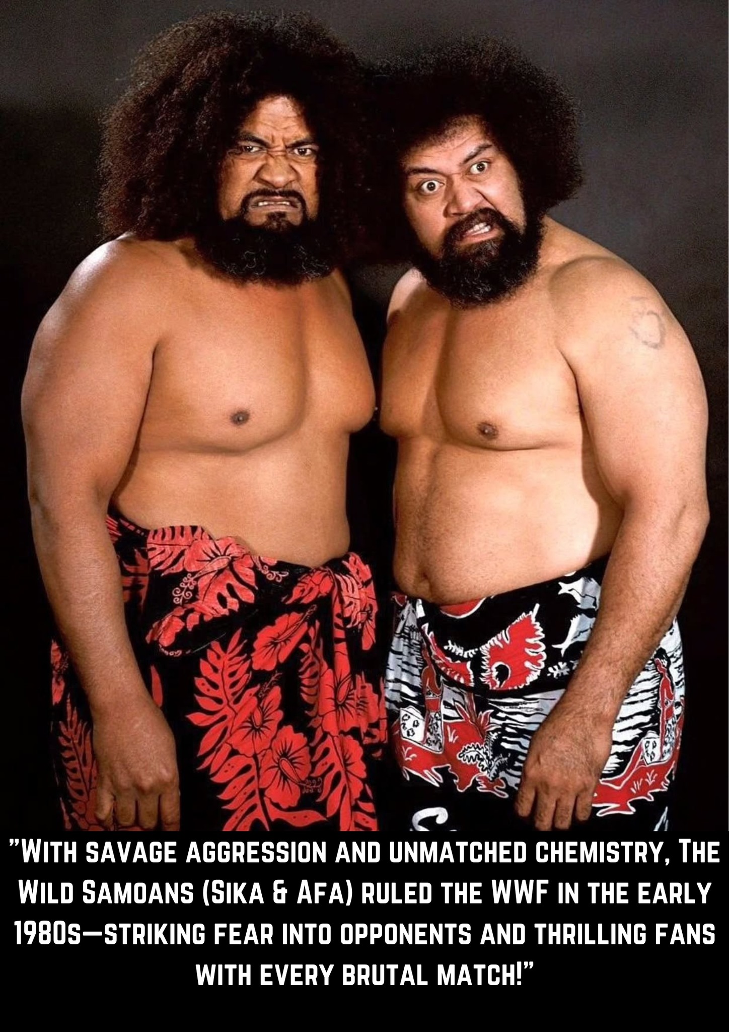 Captain Lou Albano and The Wild Samoans