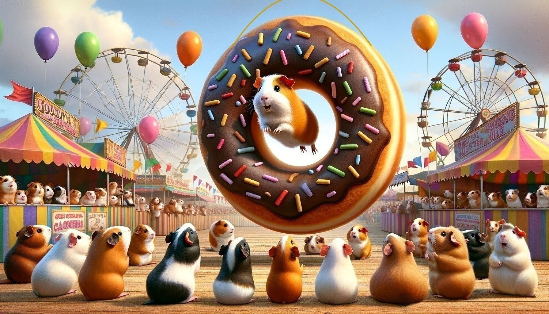 It's - Happy Doughnut Day, Piggies! 🐹 🍩 🍩 🍩 The origin of the doughnuts ...
