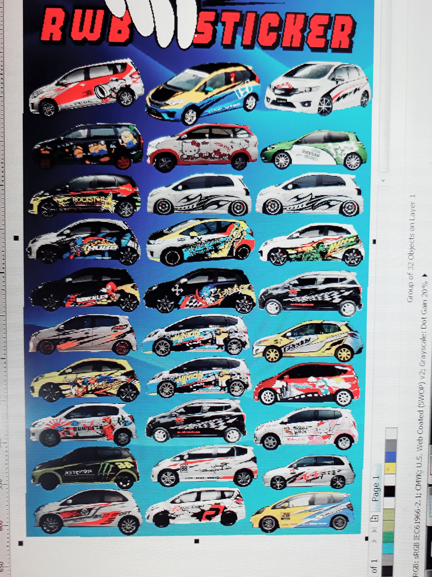 RWB Sticker | Surabaya