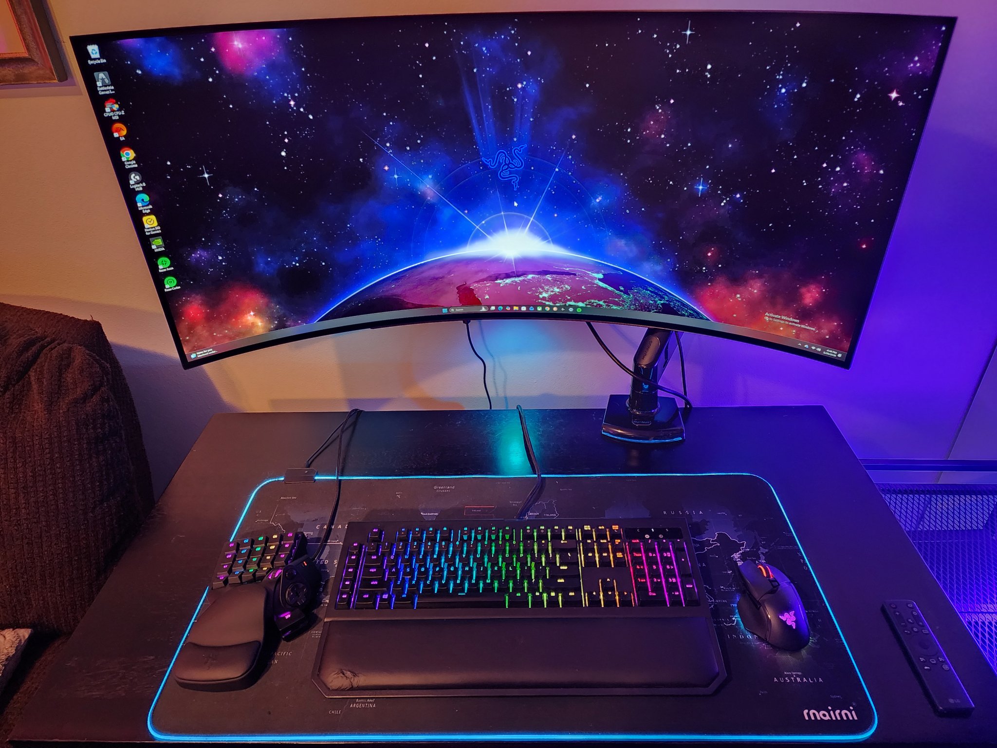 High-end RTX 3080Ti Gaming PC - FULL SETUP - Desktop Computers ...