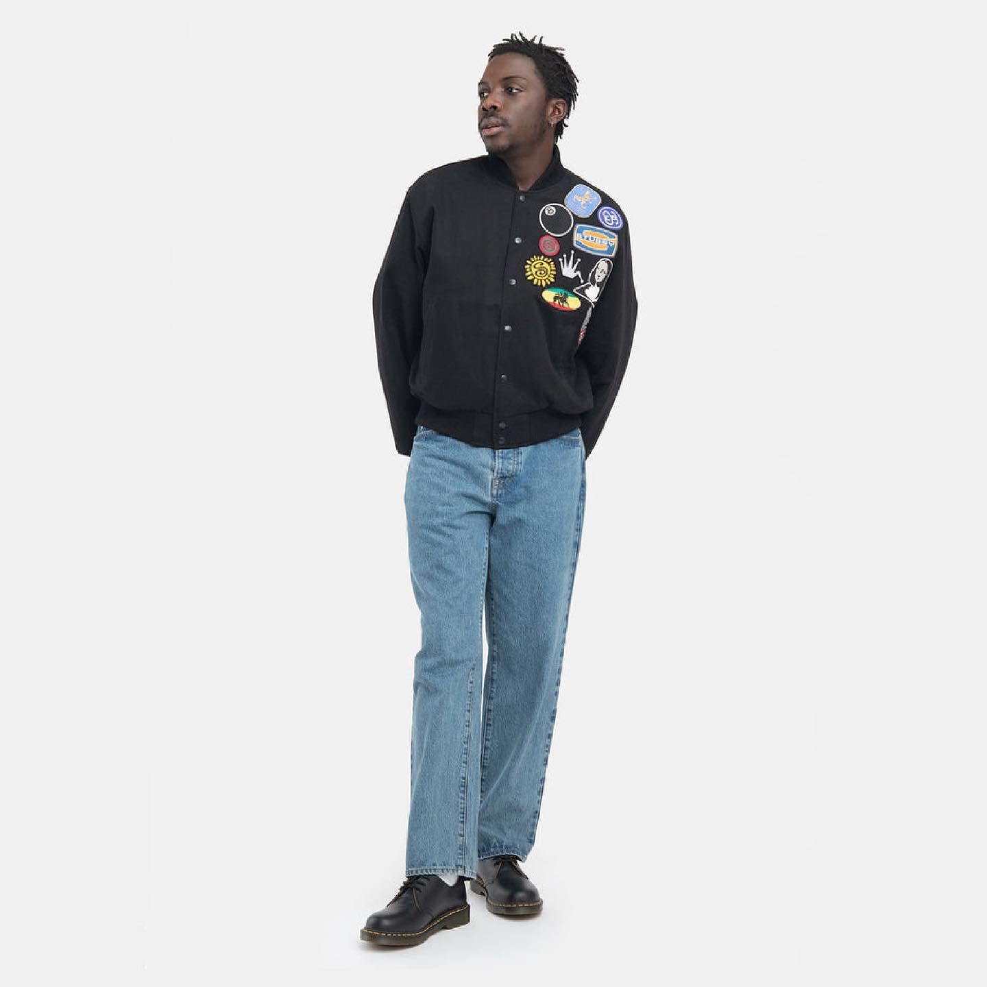 Stüssy Souvenir Stadium Bomber. This classic heavyweight cotton 