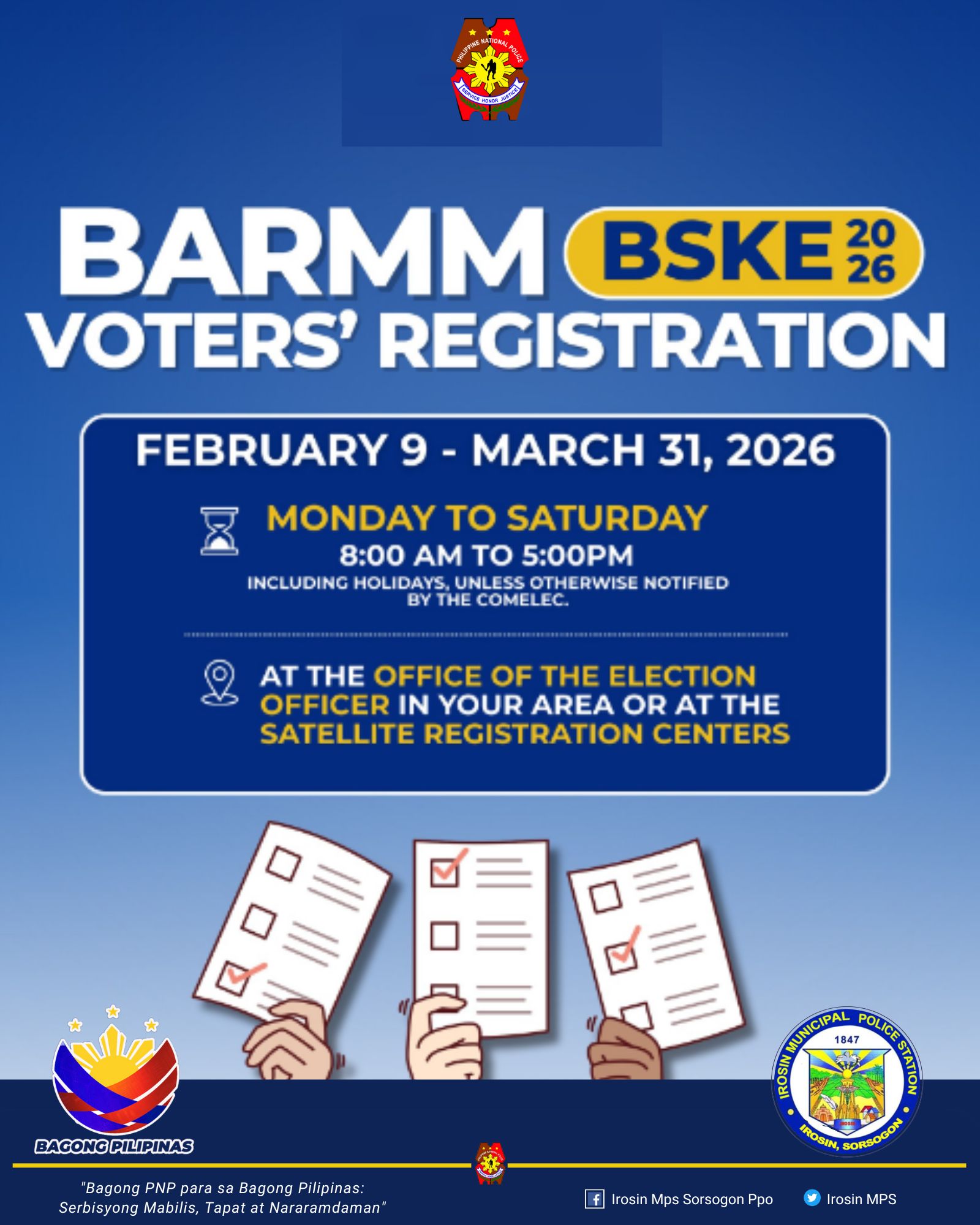 BARMM PE 2026... - Irosin Mps Sorsogon Ppo | Facebook