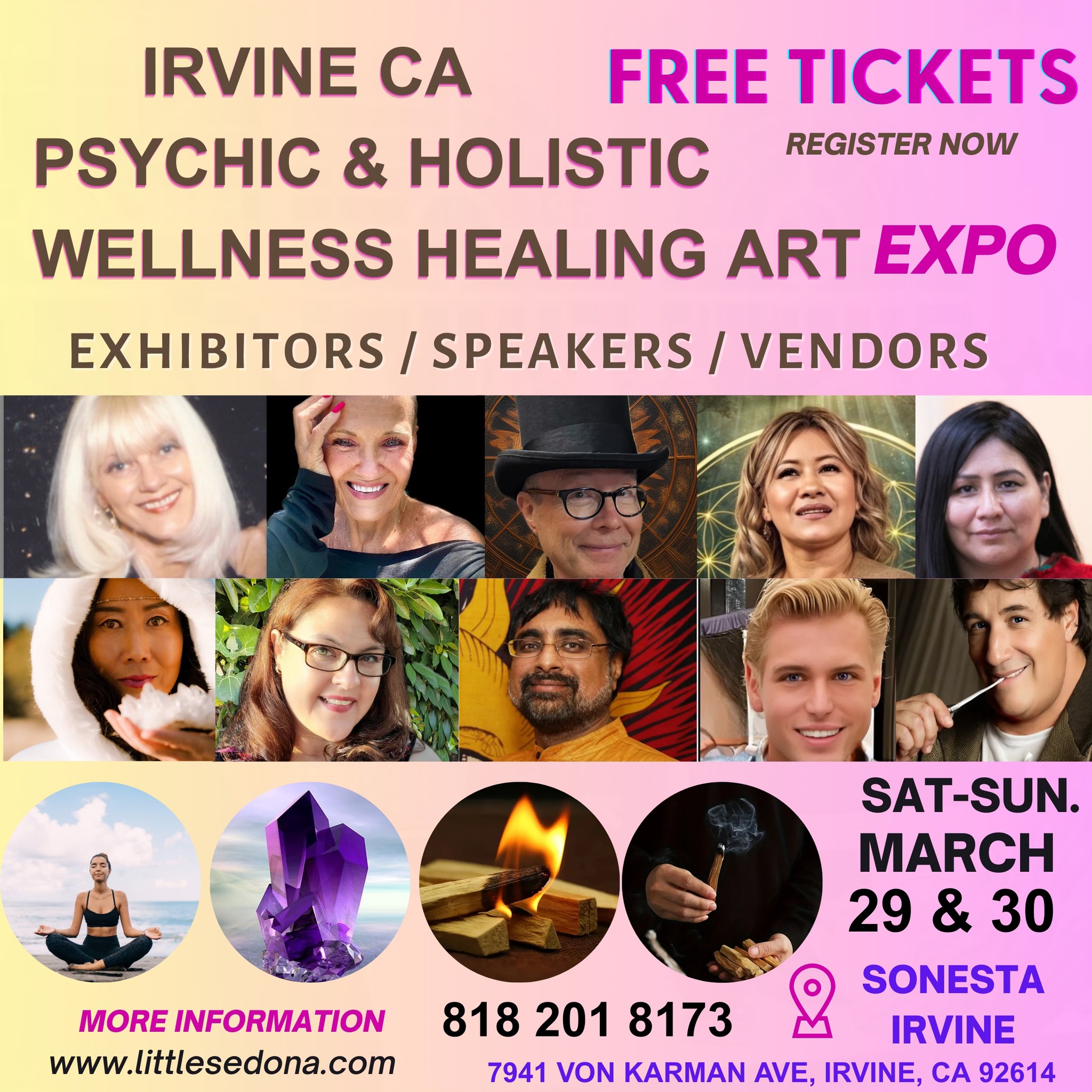 Irvine -Psychic & Holistic Wellness Expo -MARCH 29 & 30