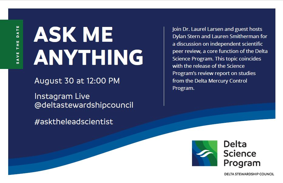 The Delta Lead Scientist Ask... - Delta Stewardship Council | Facebook