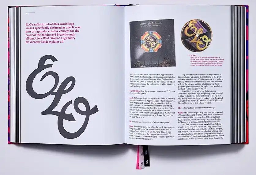 Logo Rhythm book showcases iconic band logos