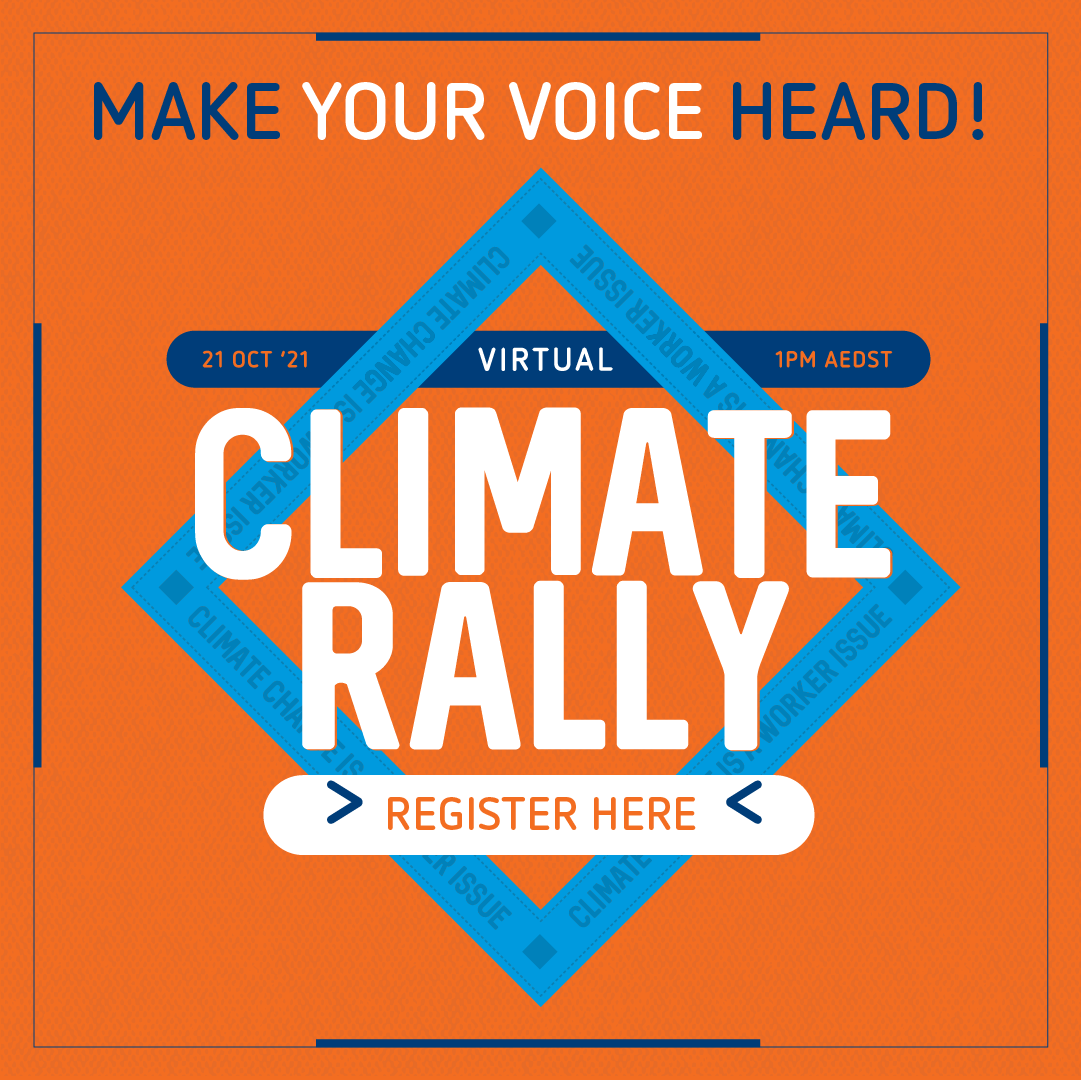 ⏰ Virtual Climate Change Rally - Thursday 21 October 2021 (1pm AEST) 🌏 ...
