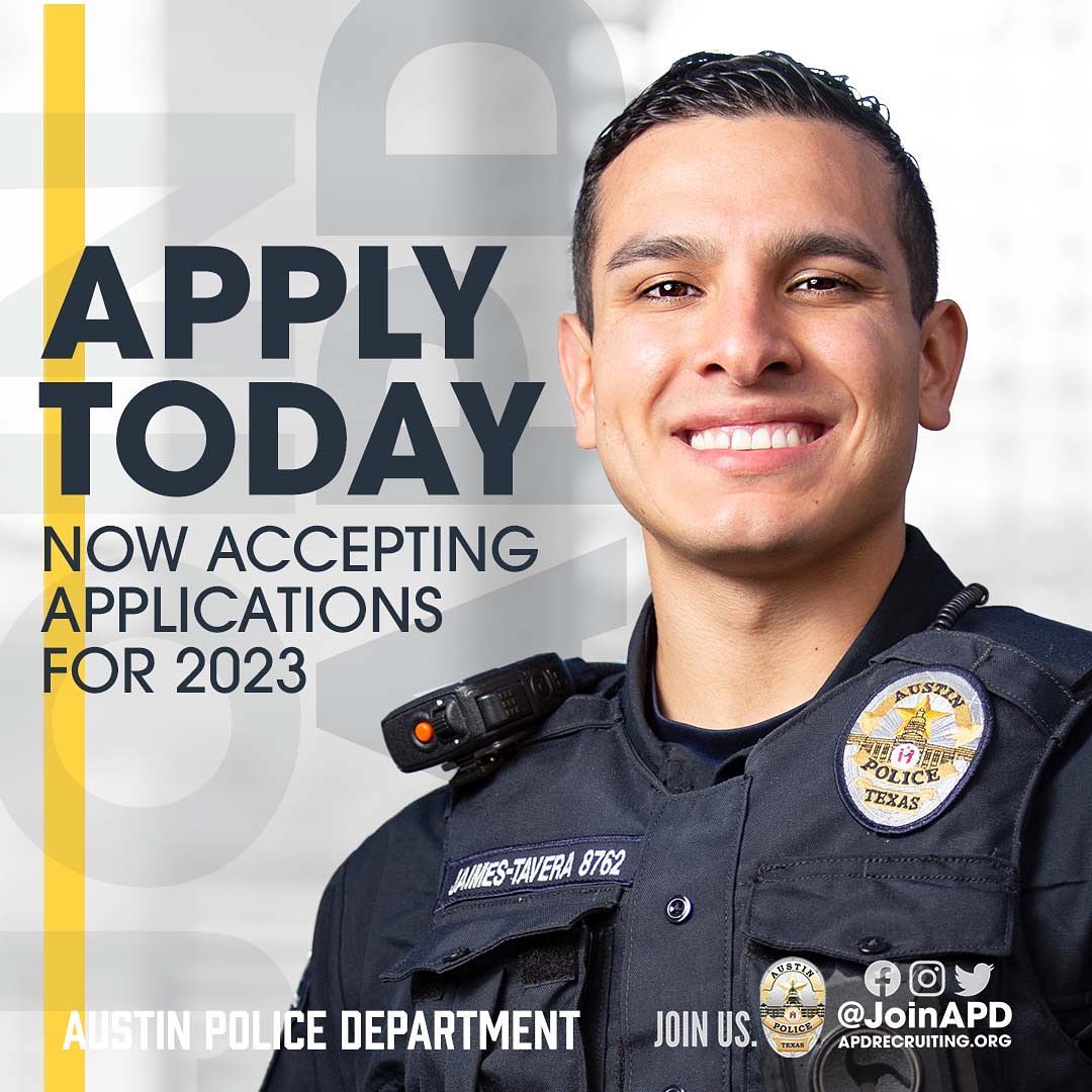 Now Hiring! Apply today for... - Austin Police Department | Facebook