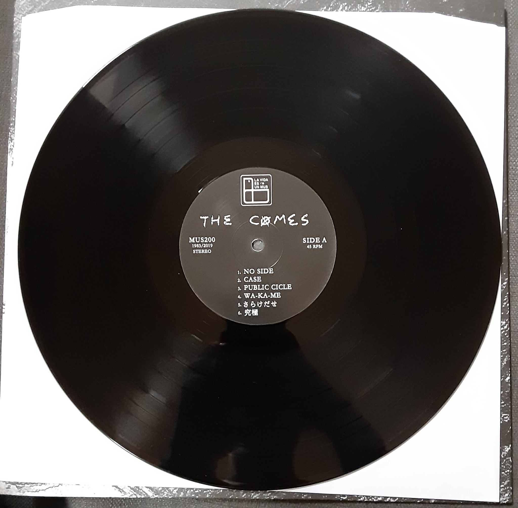 The Comes, No Side LP reissue, black vinyl, La Vida Es Un Mus.