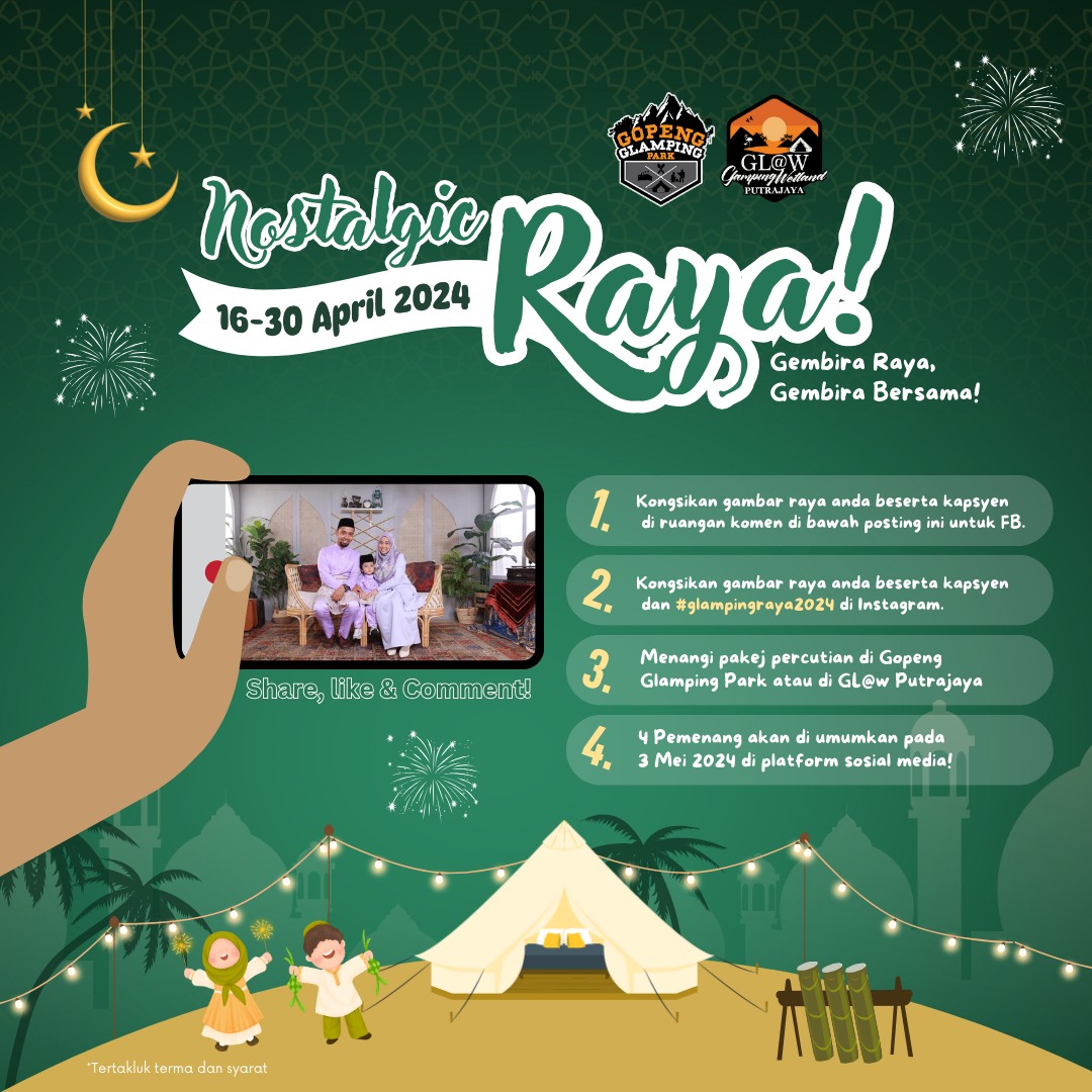 GLOW Putrajaya - NOSTALGIC RAYA : RAYAKAN SEBULAN 🥰.