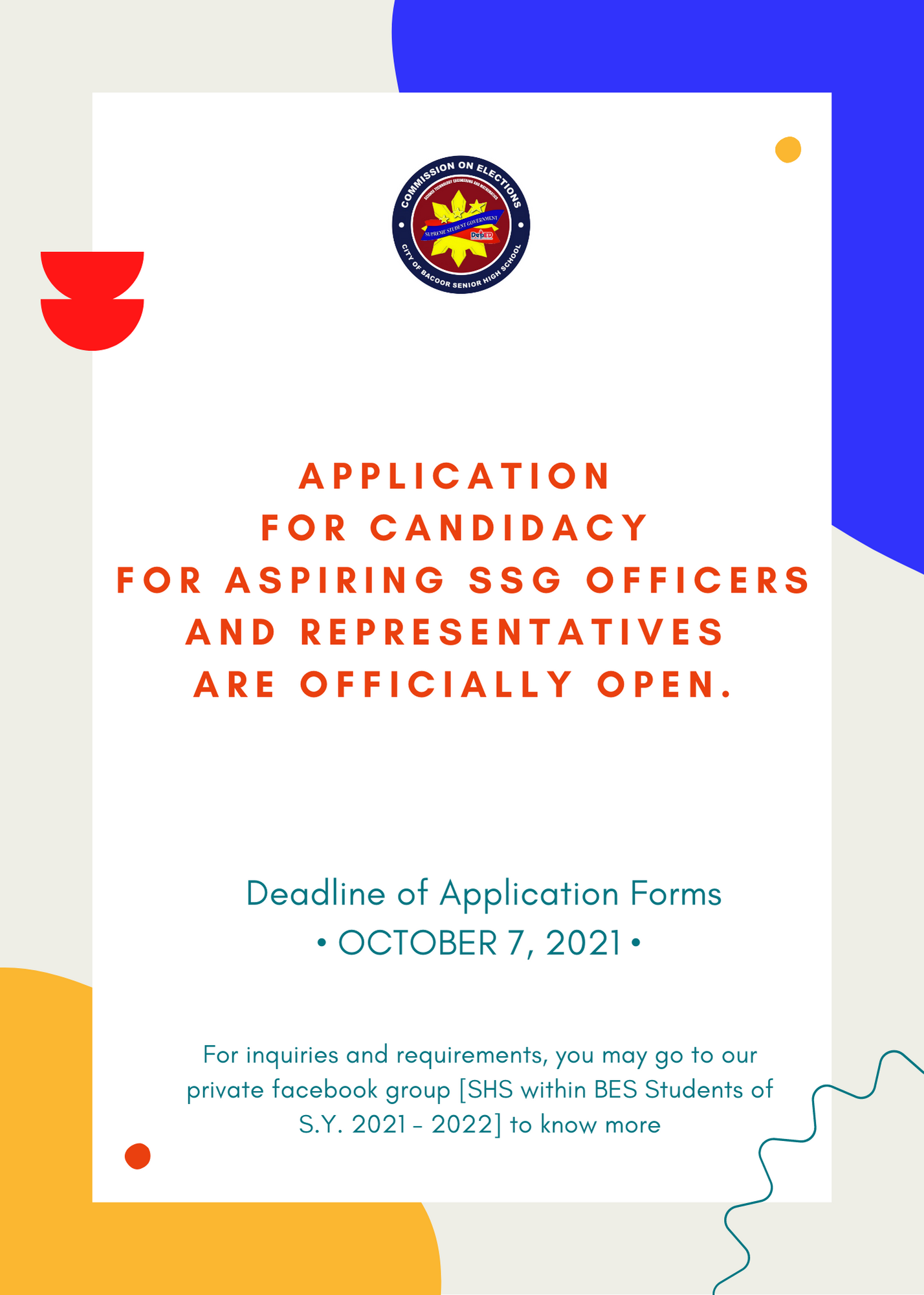 Auxiliary Government - Senior High School within BES