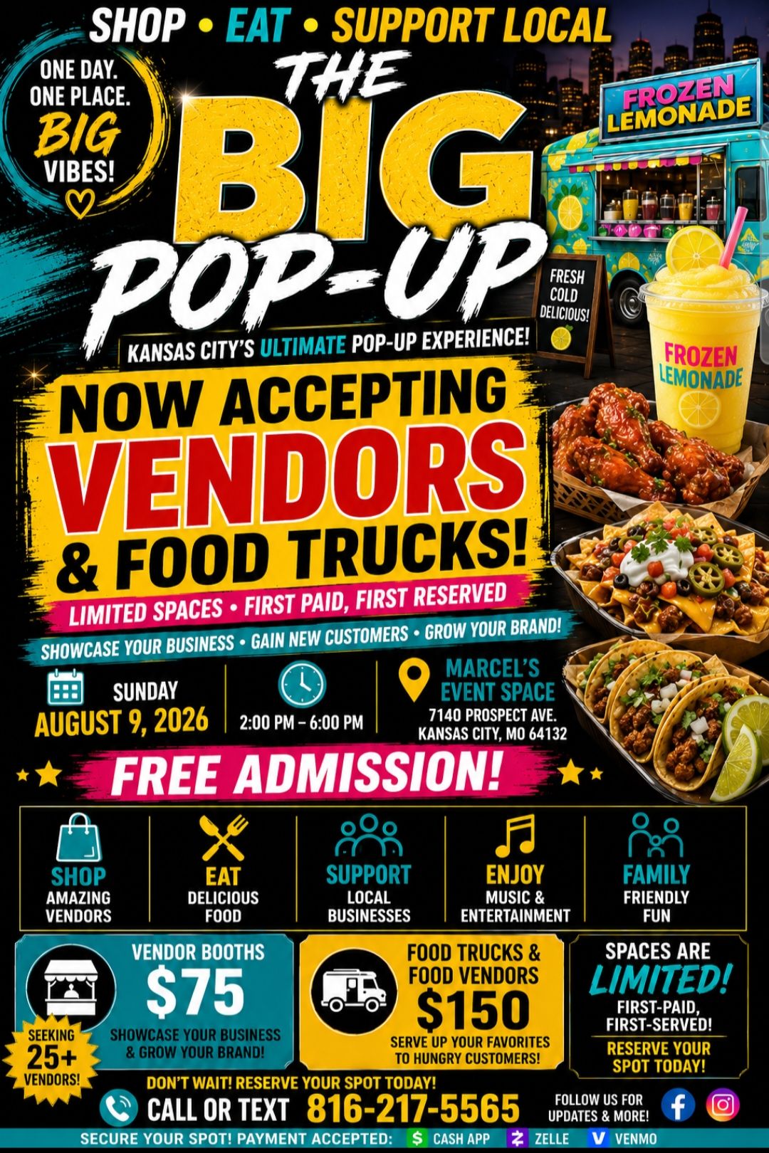 We're out here loaded and ready!! Come get some goodies! 9413 n