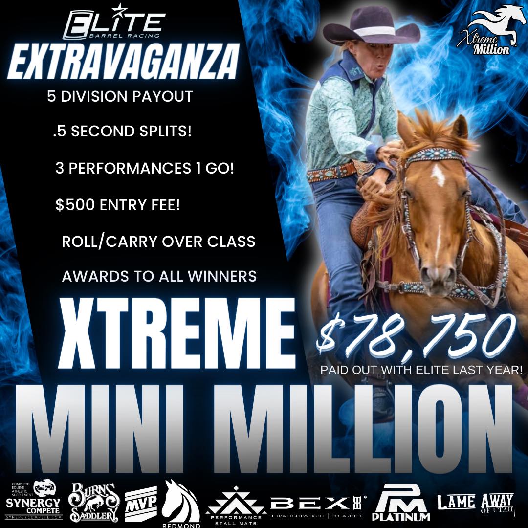 ‼️POSSIBLY OUR LARGEST MINI MILLION... - Xtreme Barrel Race