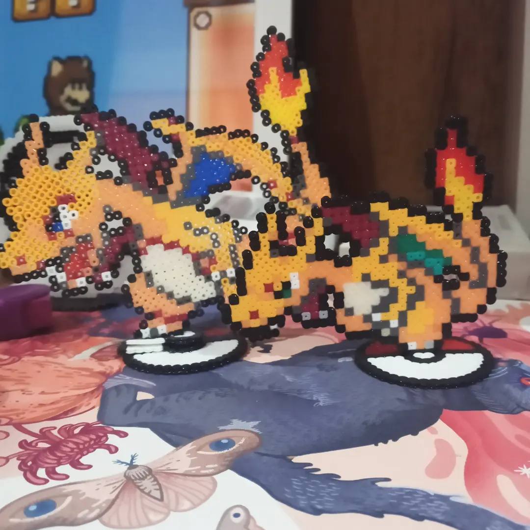 Athena - Totens do charizard em pixel art. Perfeitos para decorar sua ...
