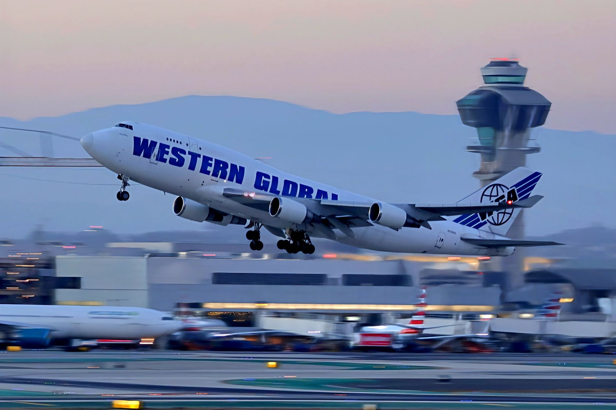 N356KD Western Global Airlines Boeing 747-446(BCF) cargo aircraft