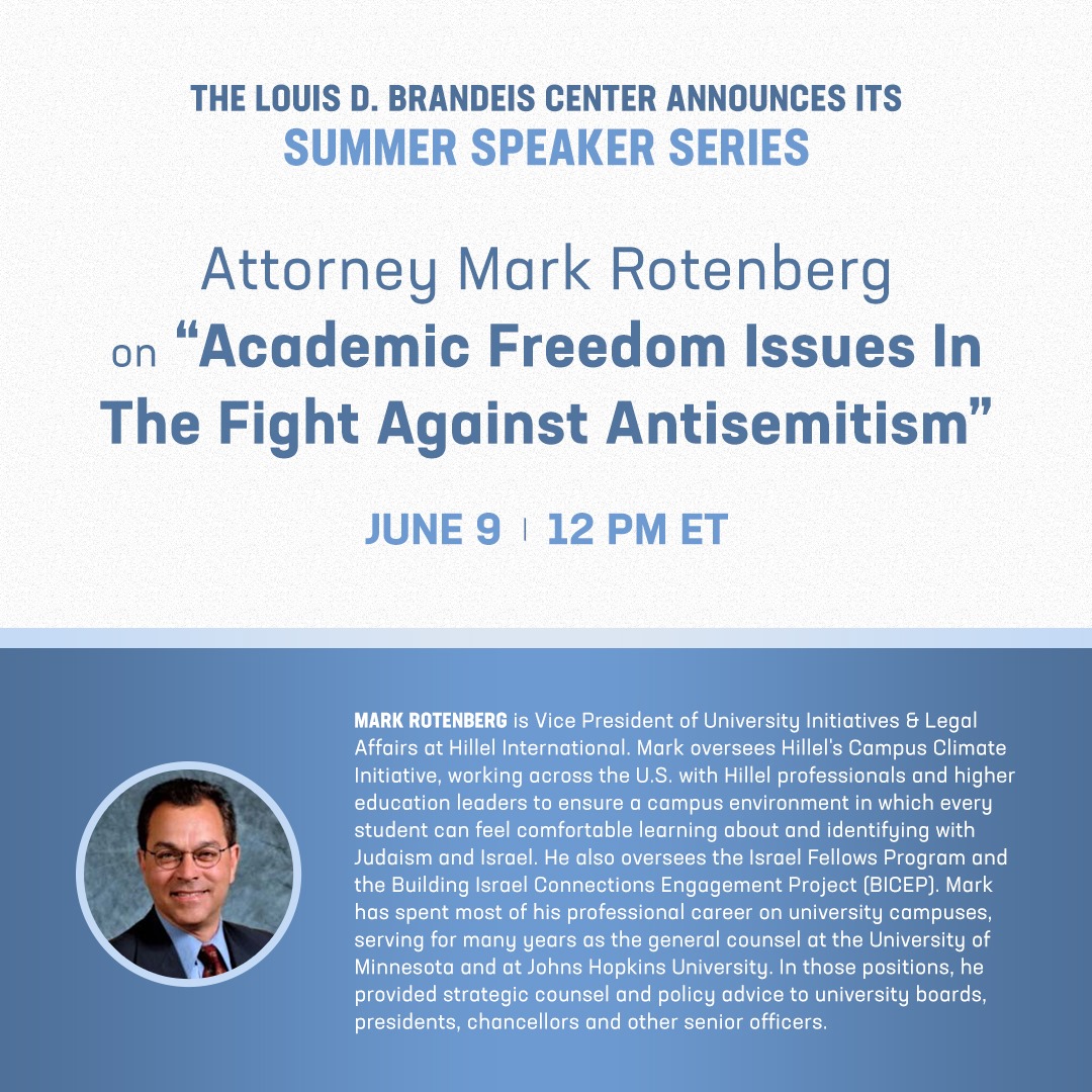 The... - Louis D. Brandeis Center for Human Rights Under Law