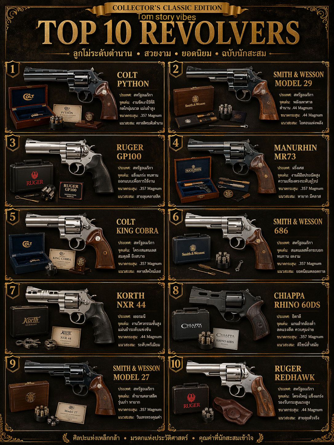 HISTORY　OF　REVOLVER　[VHS] Top 4 Legendary Revolvers — Iconic Designs Through History Four